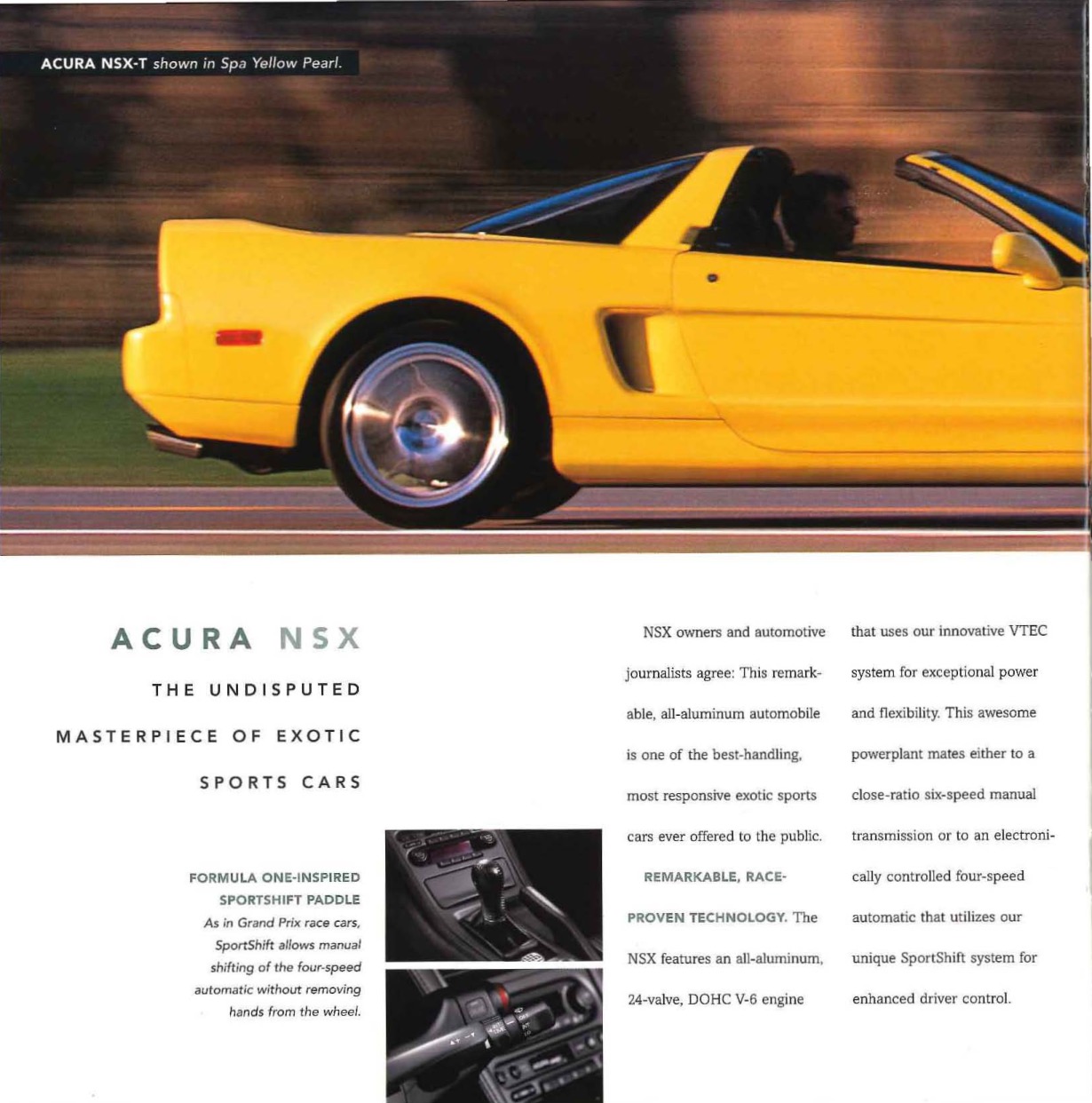 1999 Acura Brochure Page 1